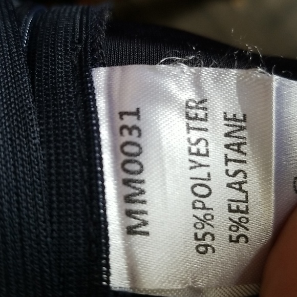 Double Crazy Midnight Blue Velvet Dress – Ruched Front with Slit | S - Picture 9 of 9